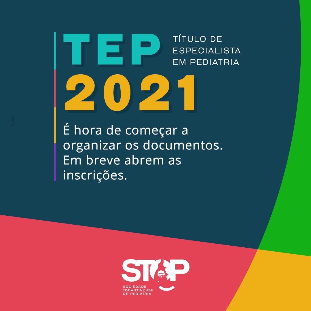 Edital TEP – Título de Especialista em Pediatria – 2021/2